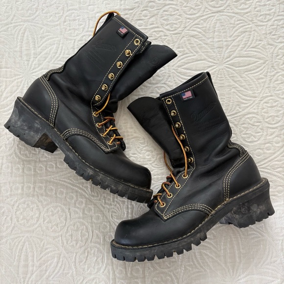 Danner Men's 18000 Fire Line Boots Black (Made in‎ USA)